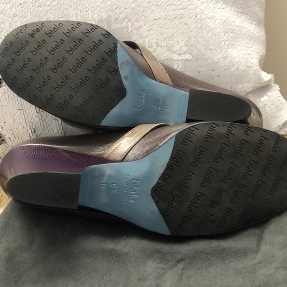 Biala purple and grey wedges - Picture 5 of 5